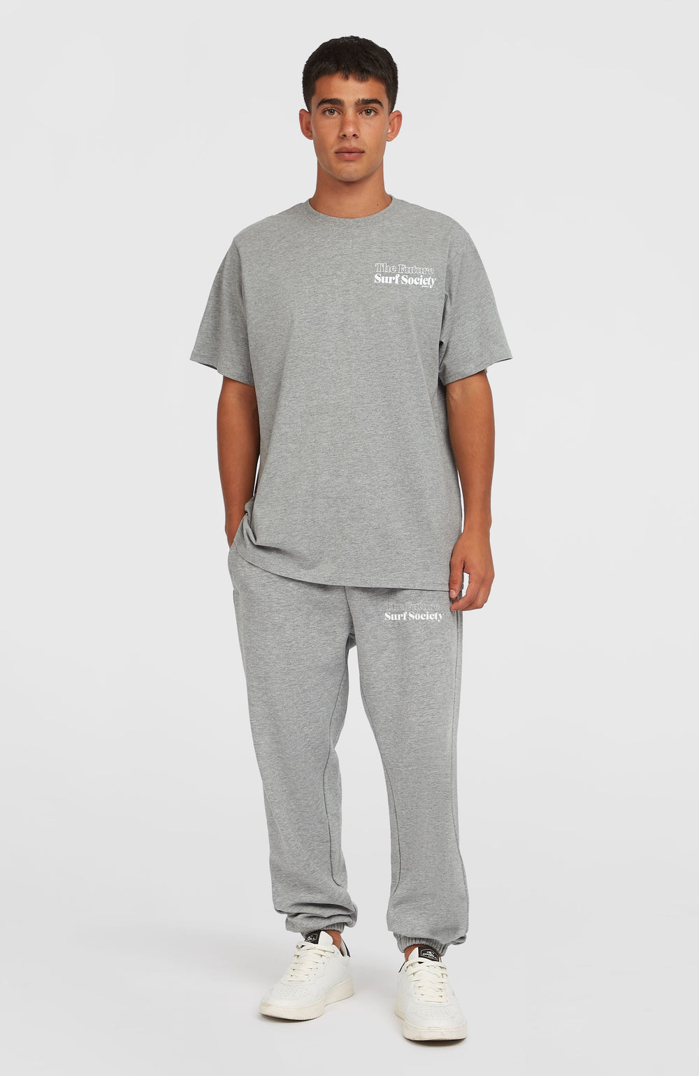 Future Surf Society Sweatpants Men - Silver Melee