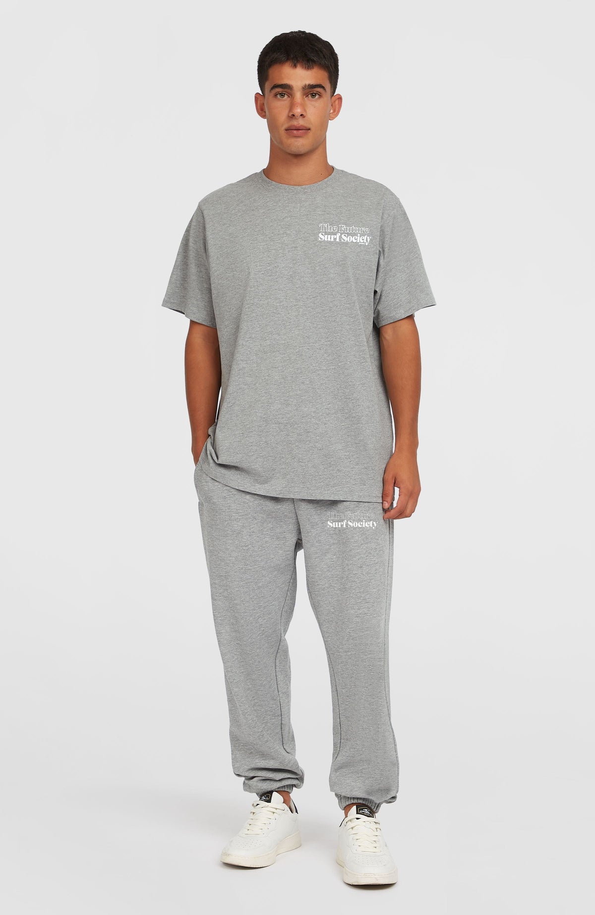 Future Surf Society Sweatpants Men - Silver Melee