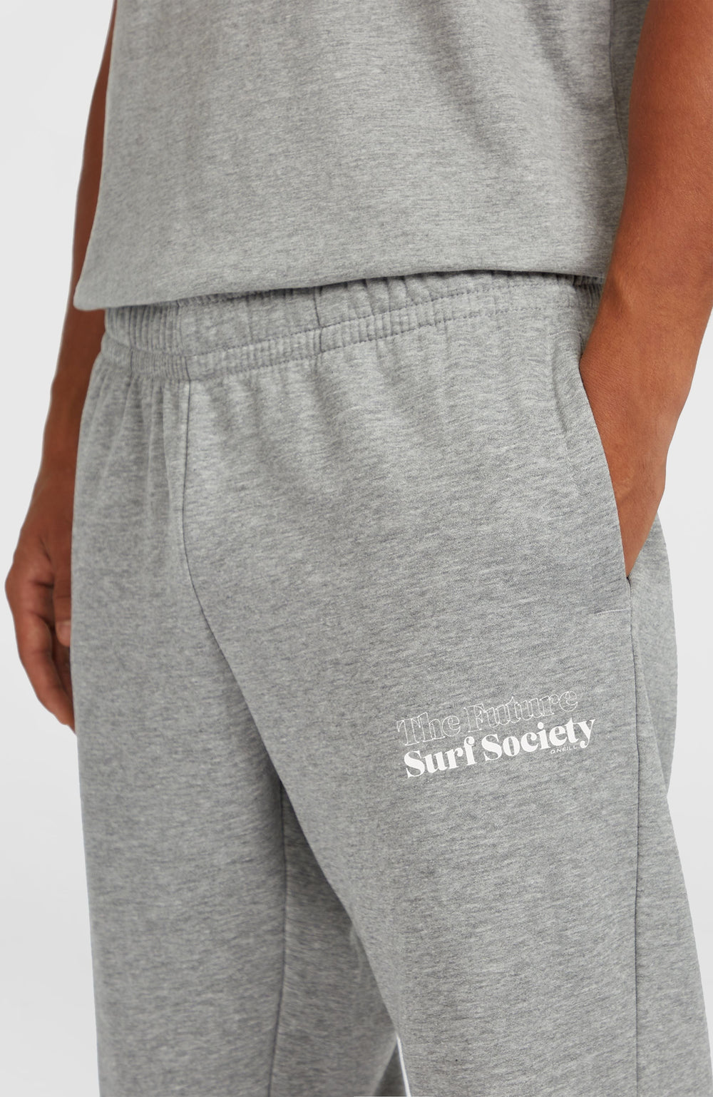 Future Surf Society Sweatpants Men - Silver Melee