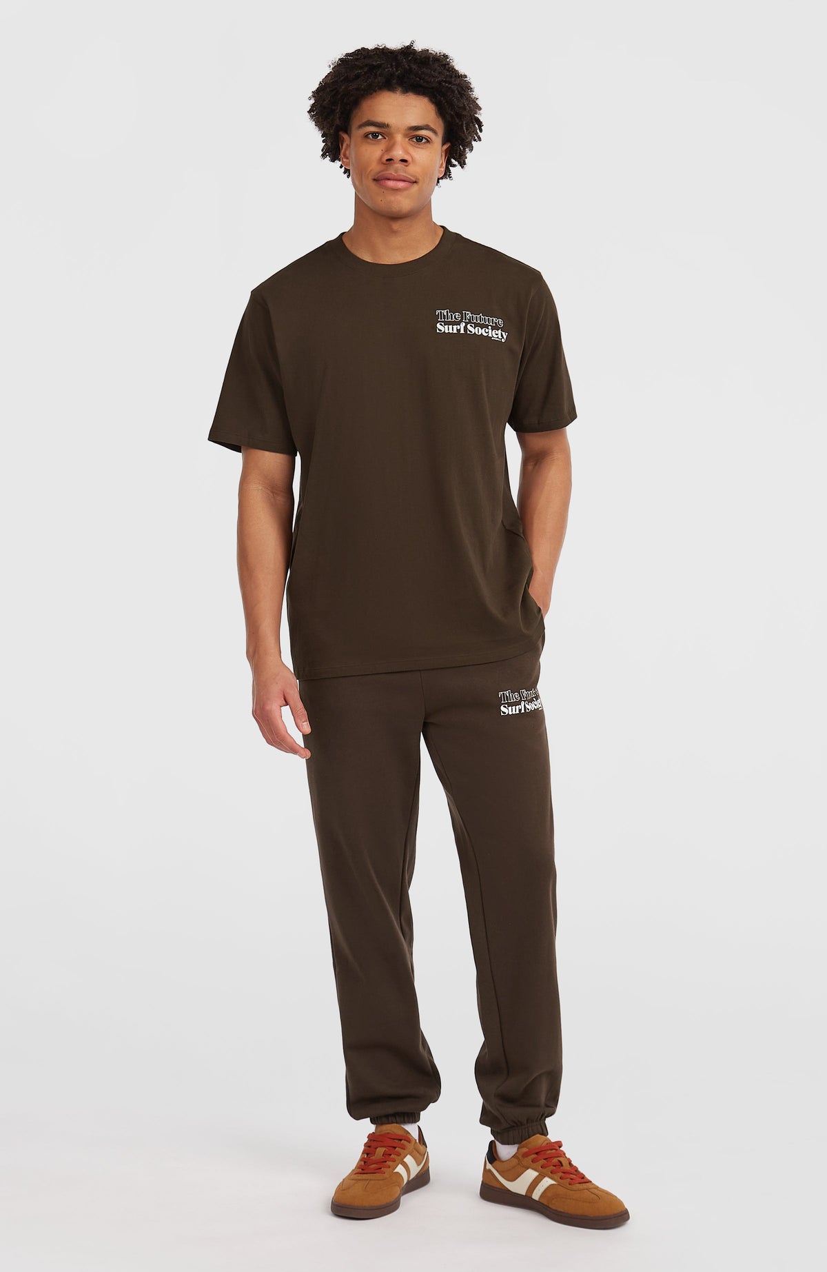 Future Surf Society Sweatpants Men - Coffee Bean