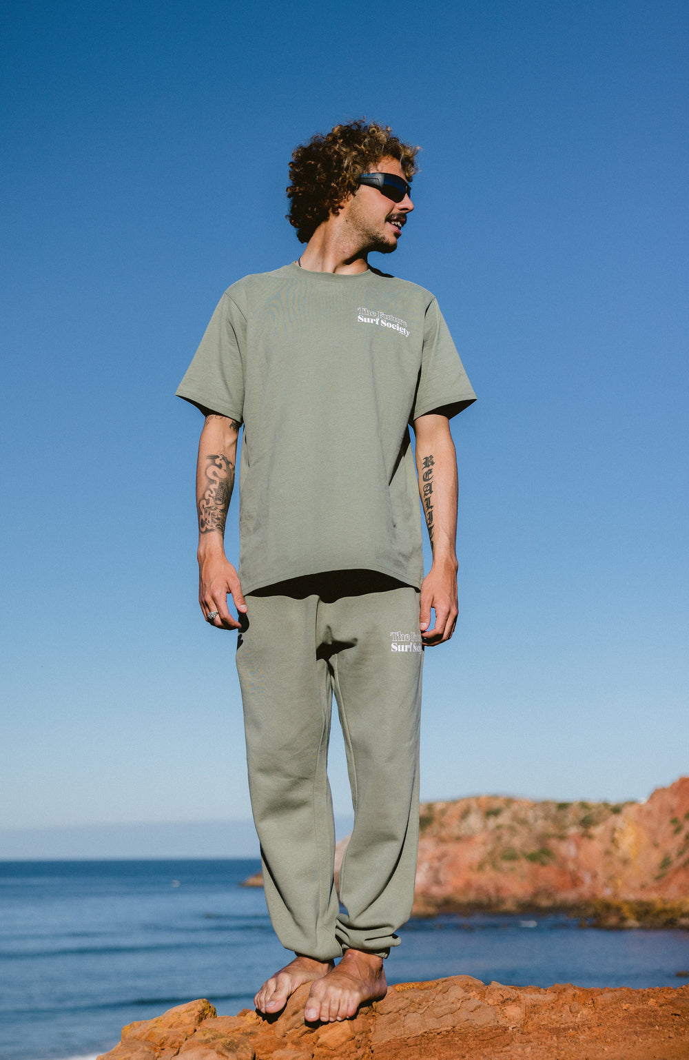 Future Surf Society Sweatpants Men - Avery Fern