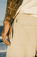 Hybrid 19" Melange Shorts Men - Cocoa Sand