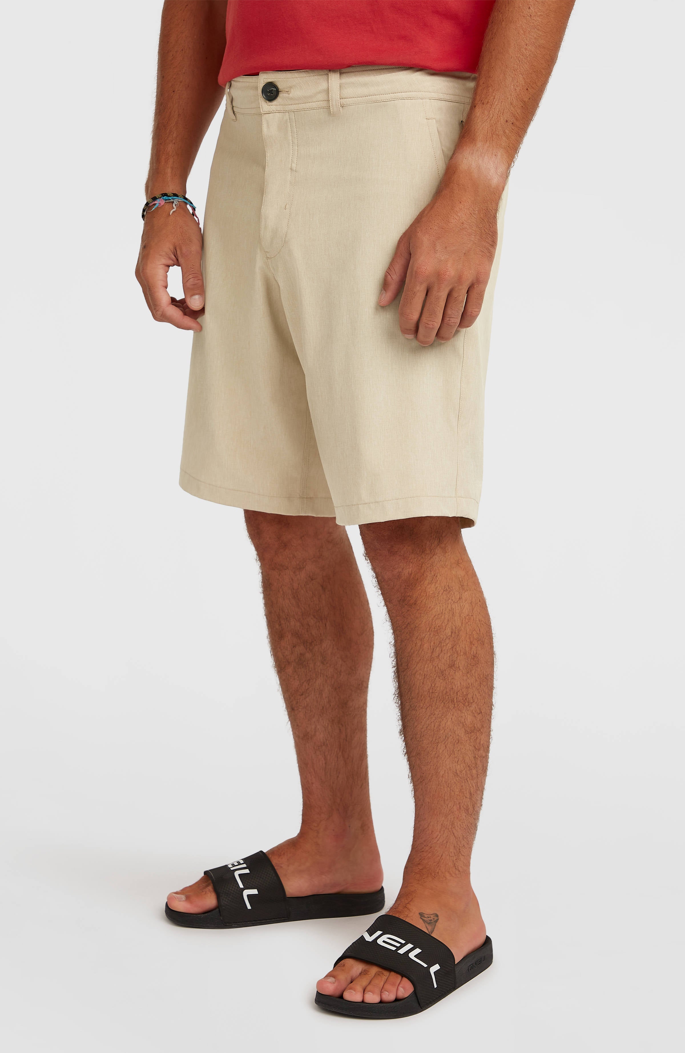 Hybrid 19" Melange Shorts Men - Cocoa Sand