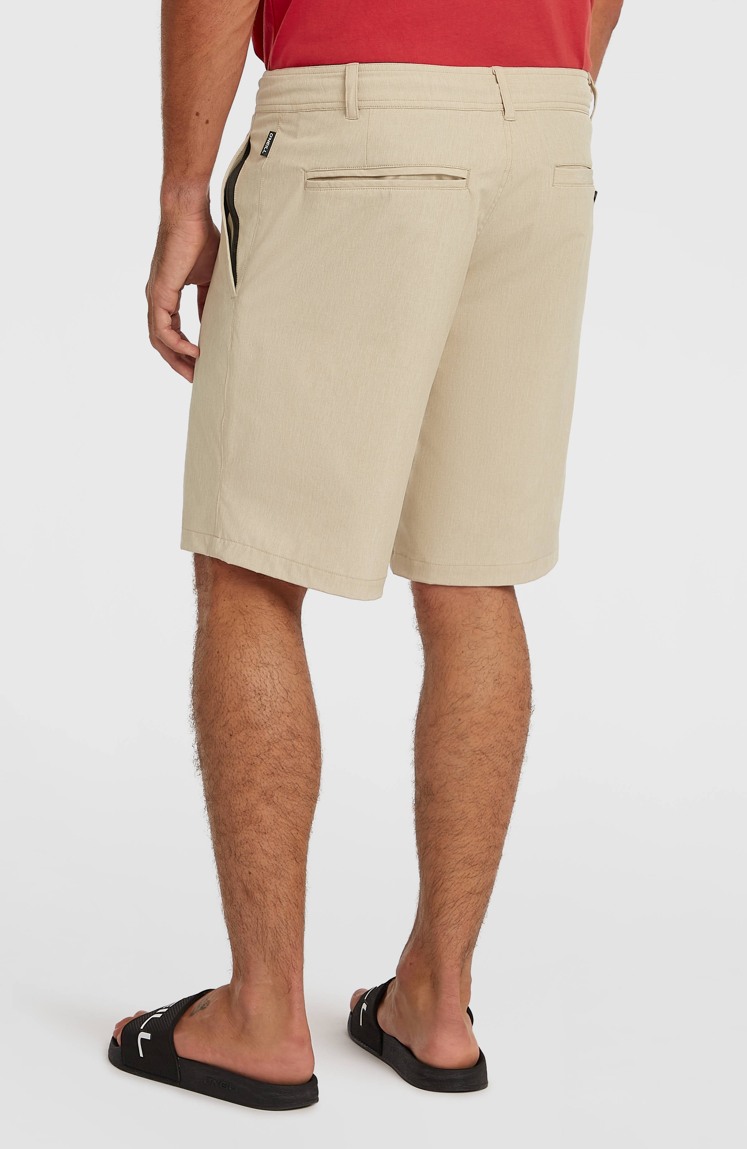 Hybrid 19" Melange Shorts Men - Cocoa Sand