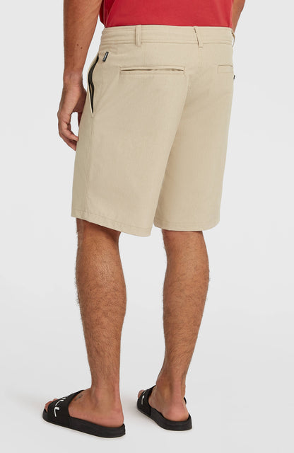Hybrid 19" Melange Shorts Men - Cocoa Sand