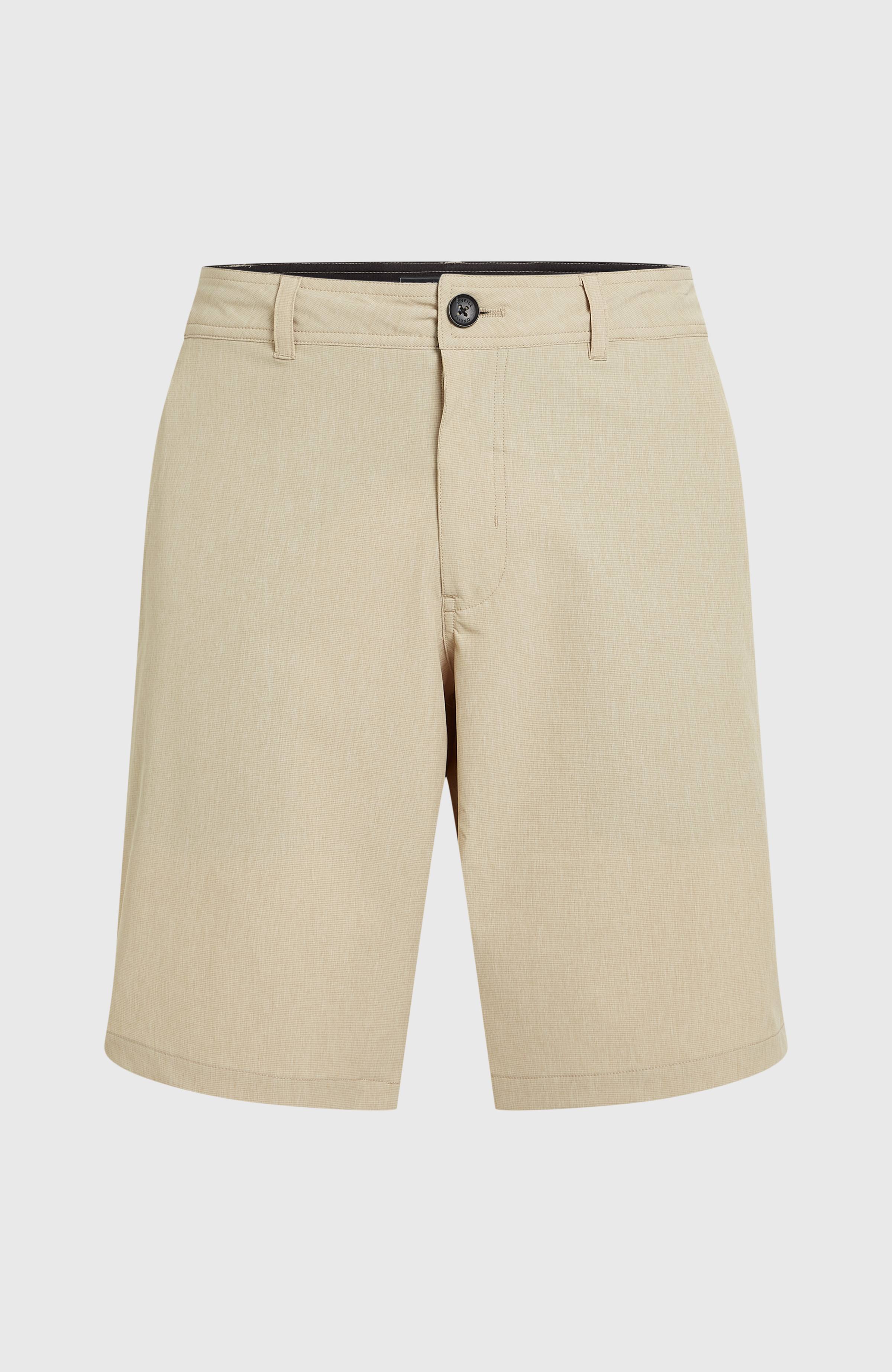 Hybrid 19" Melange Shorts Men - Cocoa Sand