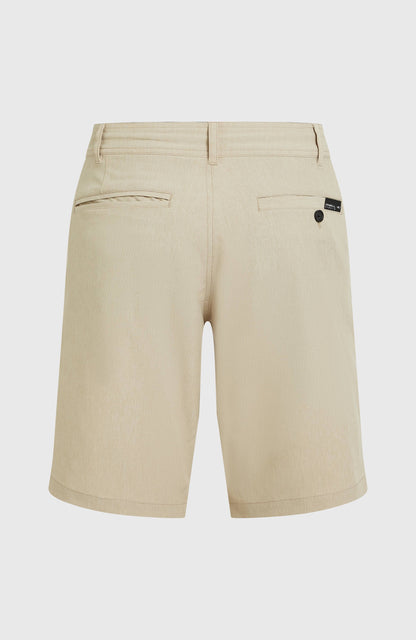 Hybrid 19" Melange Shorts Men - Cocoa Sand