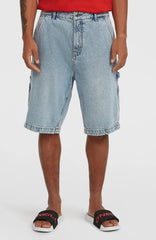 Essentials Denim Shorts Men - Denim Blue