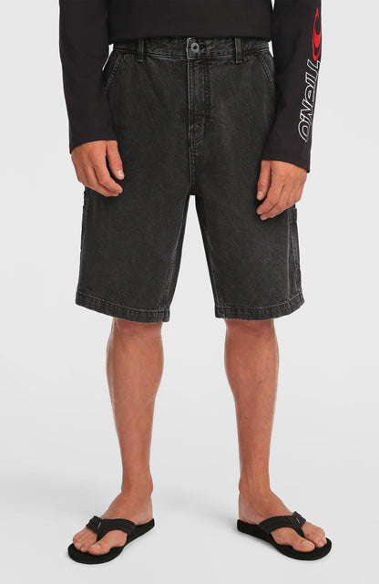 Essentials Denim Shorts Men - Black Out