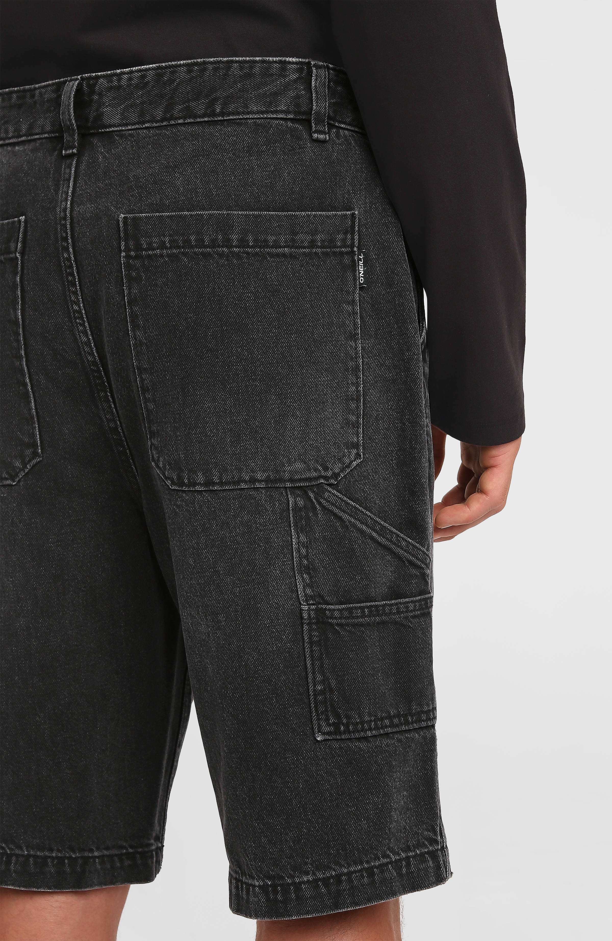 Essentials Denim Shorts Men - Black Out