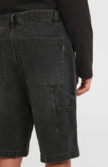 Essentials Denim Shorts Men - Black Out