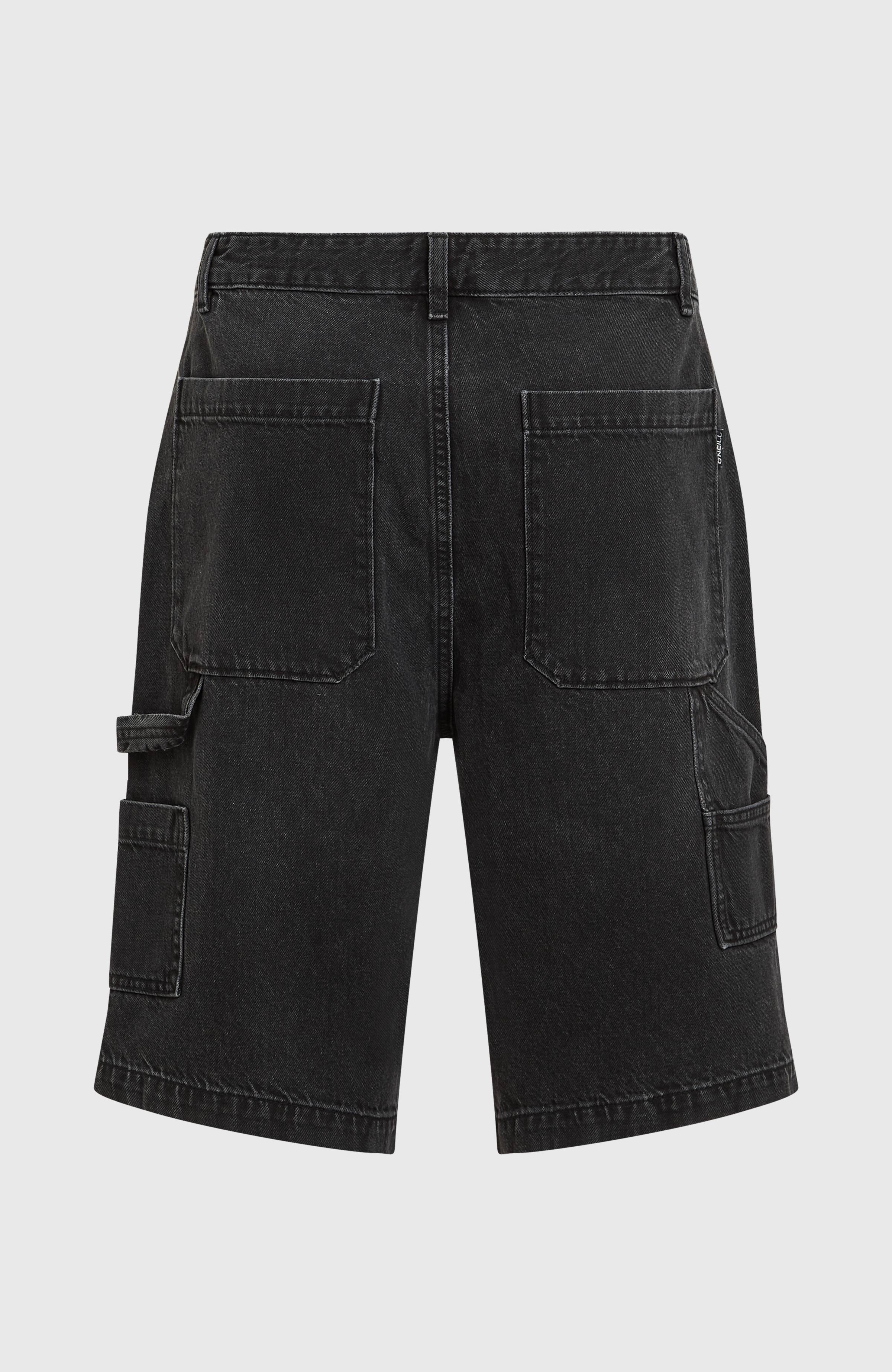 Essentials Denim Shorts Men - Black Out
