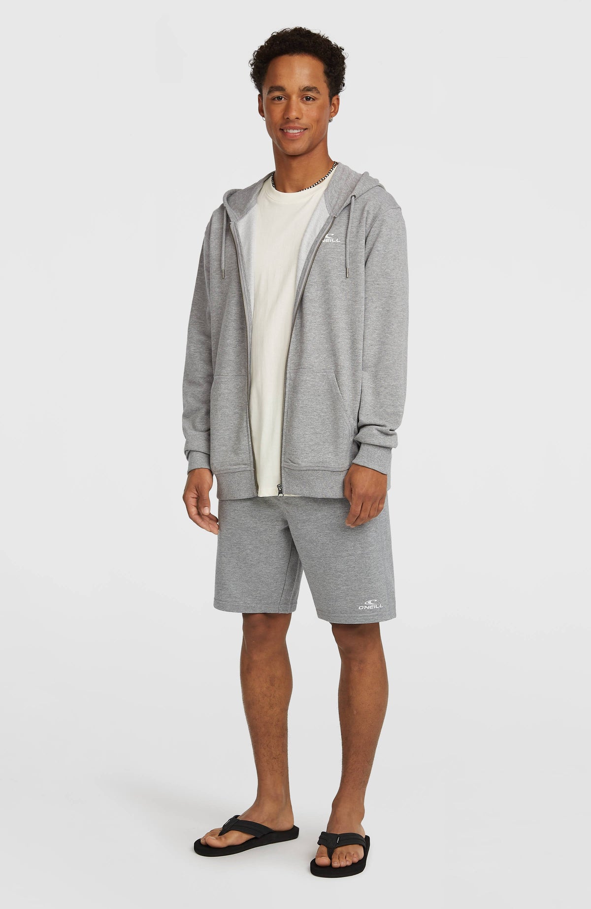 O'Neill Small Logo Sweatshorts Men - Silver Melee