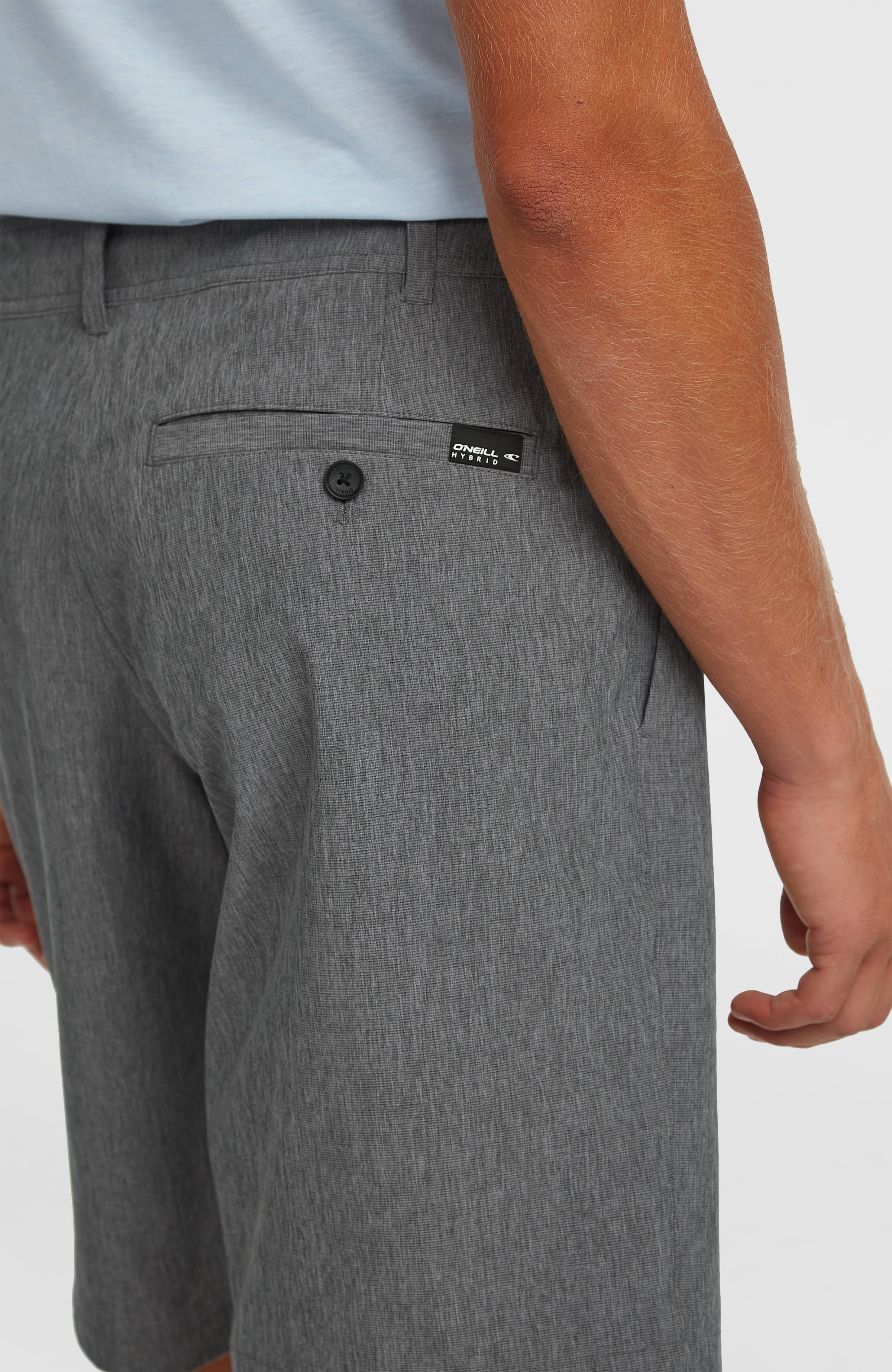 Hybrid 19" Melange Shorts Men - Black Out