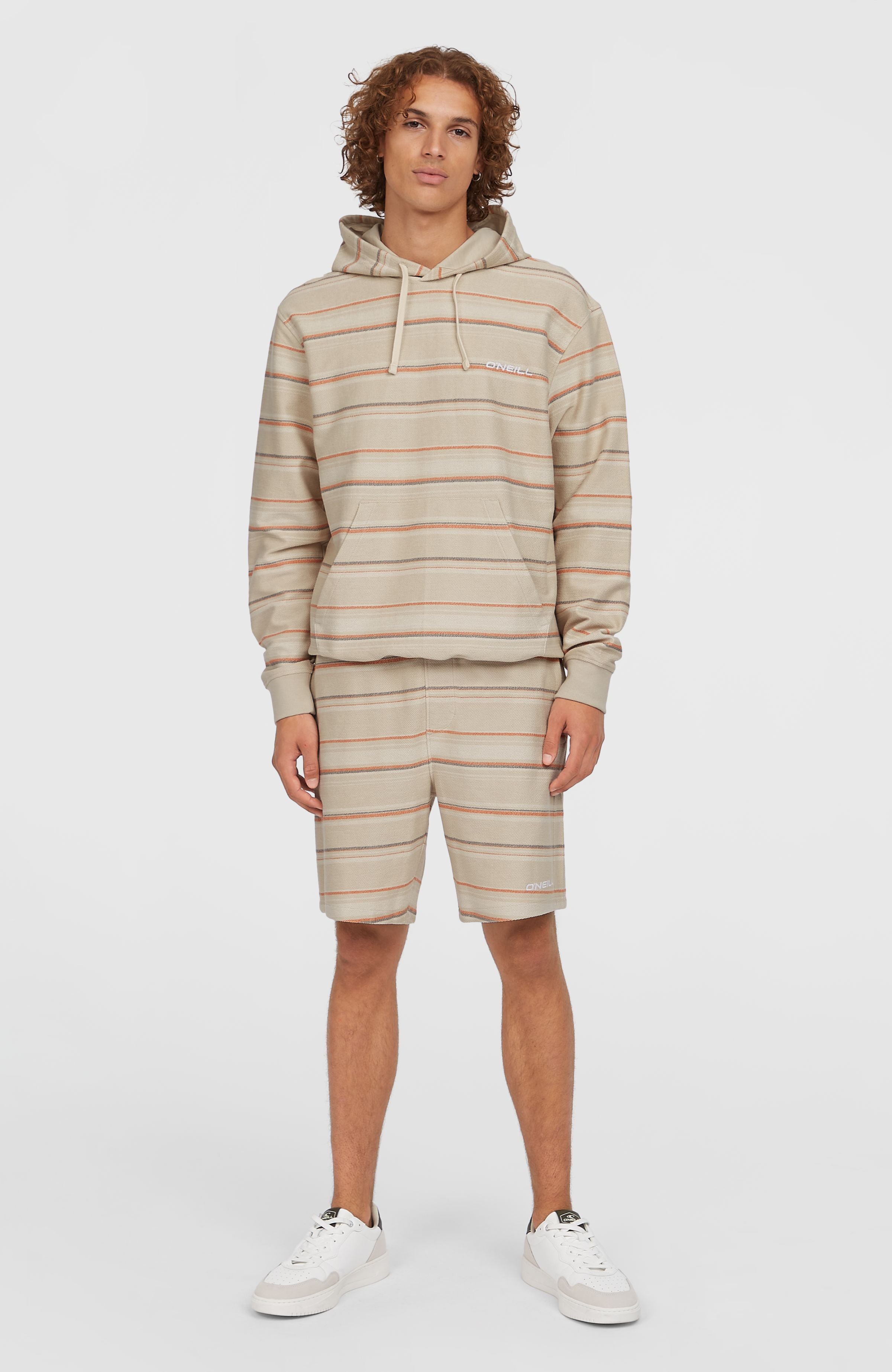 Bavaro Shorts Men - Beige/Orange Bavaro Stripe