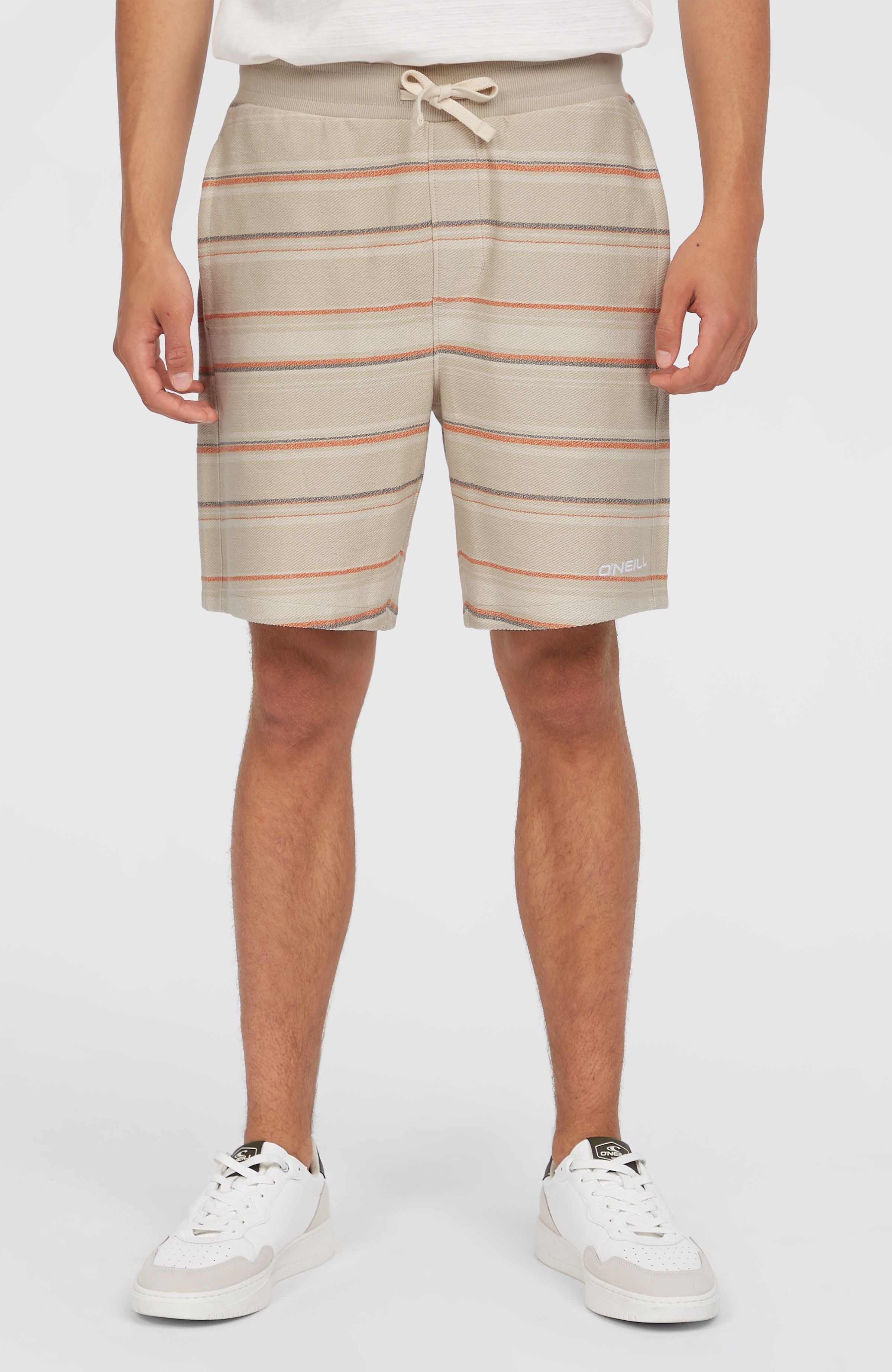 Bavaro Shorts Men - Beige/Orange Bavaro Stripe