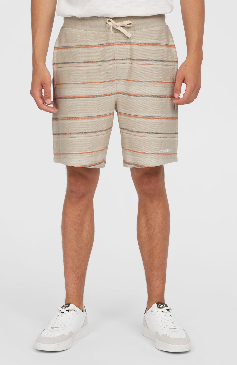 Bavaro Shorts Men - Beige/Orange Bavaro Stripe