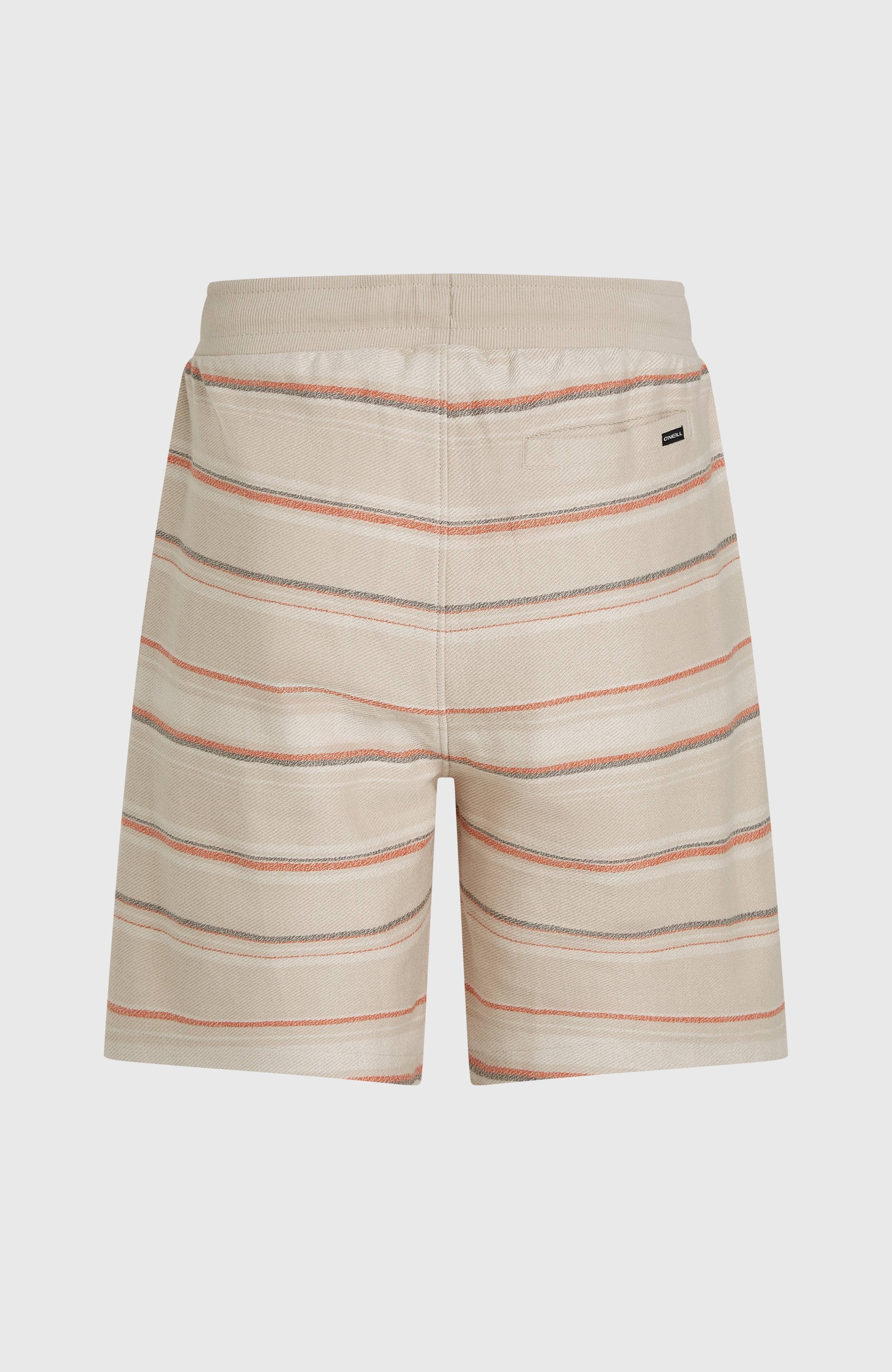 Bavaro Shorts Men - Beige/Orange Bavaro Stripe