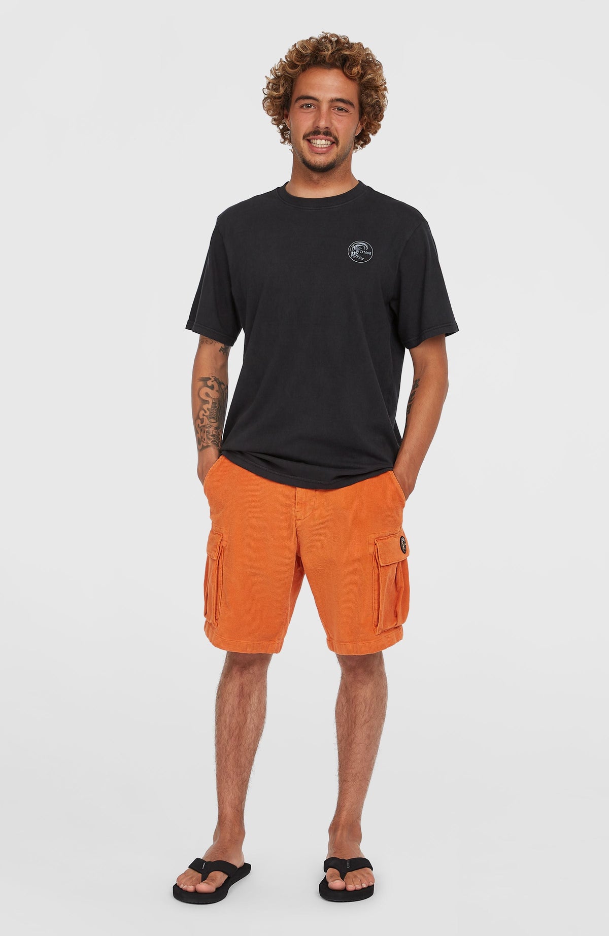 O'Riginals Cord Cargo Shorts Men - Cinnamon Stick