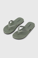 Profile Small Logo Sandals Men - Military Green