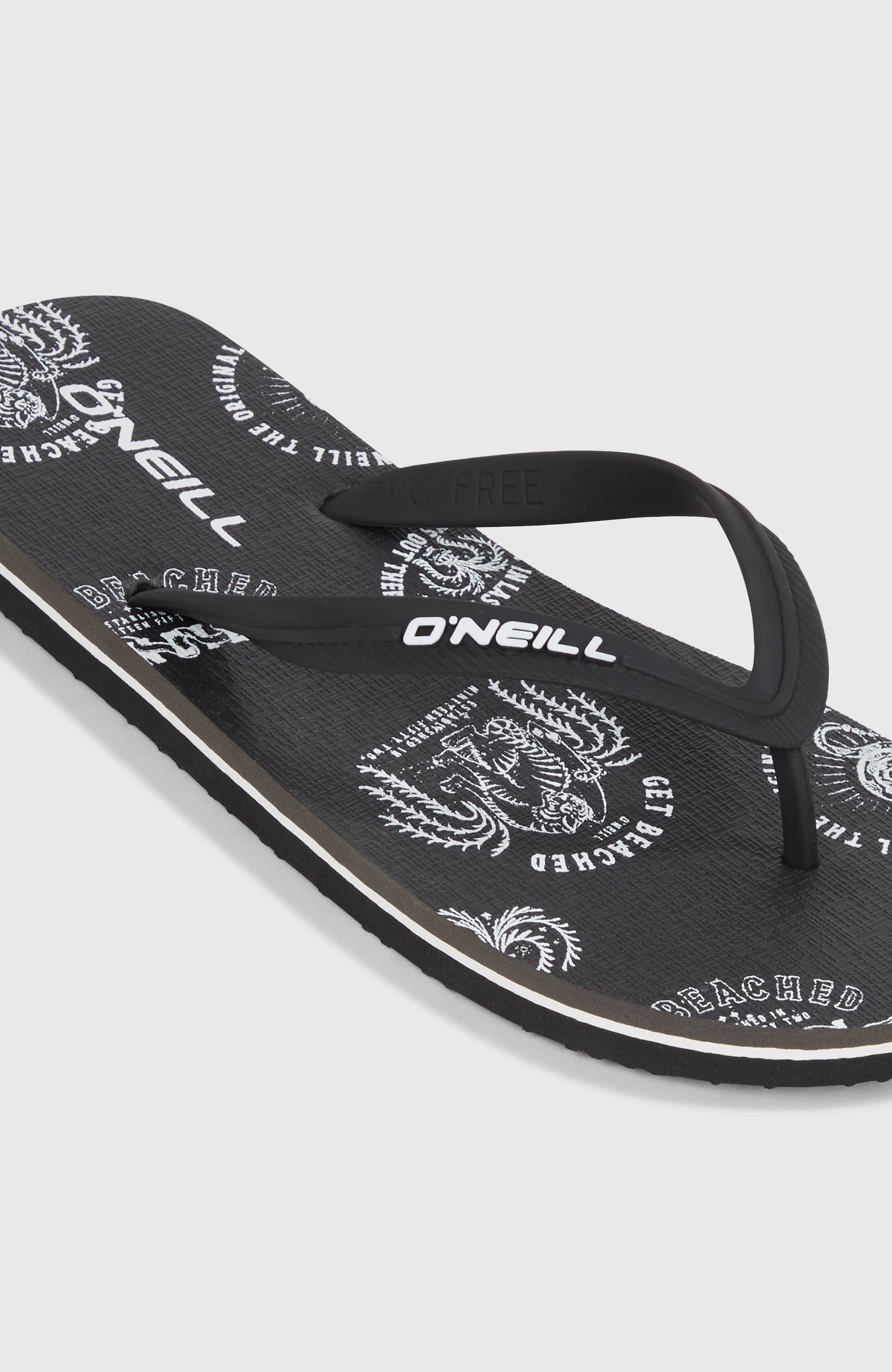 Profile Graphic Sandals Men - Black Mystical