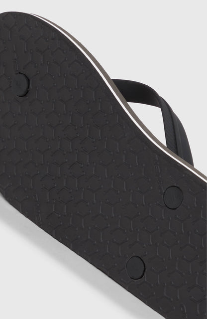 Profile Graphic Sandals Men - Black Mystical