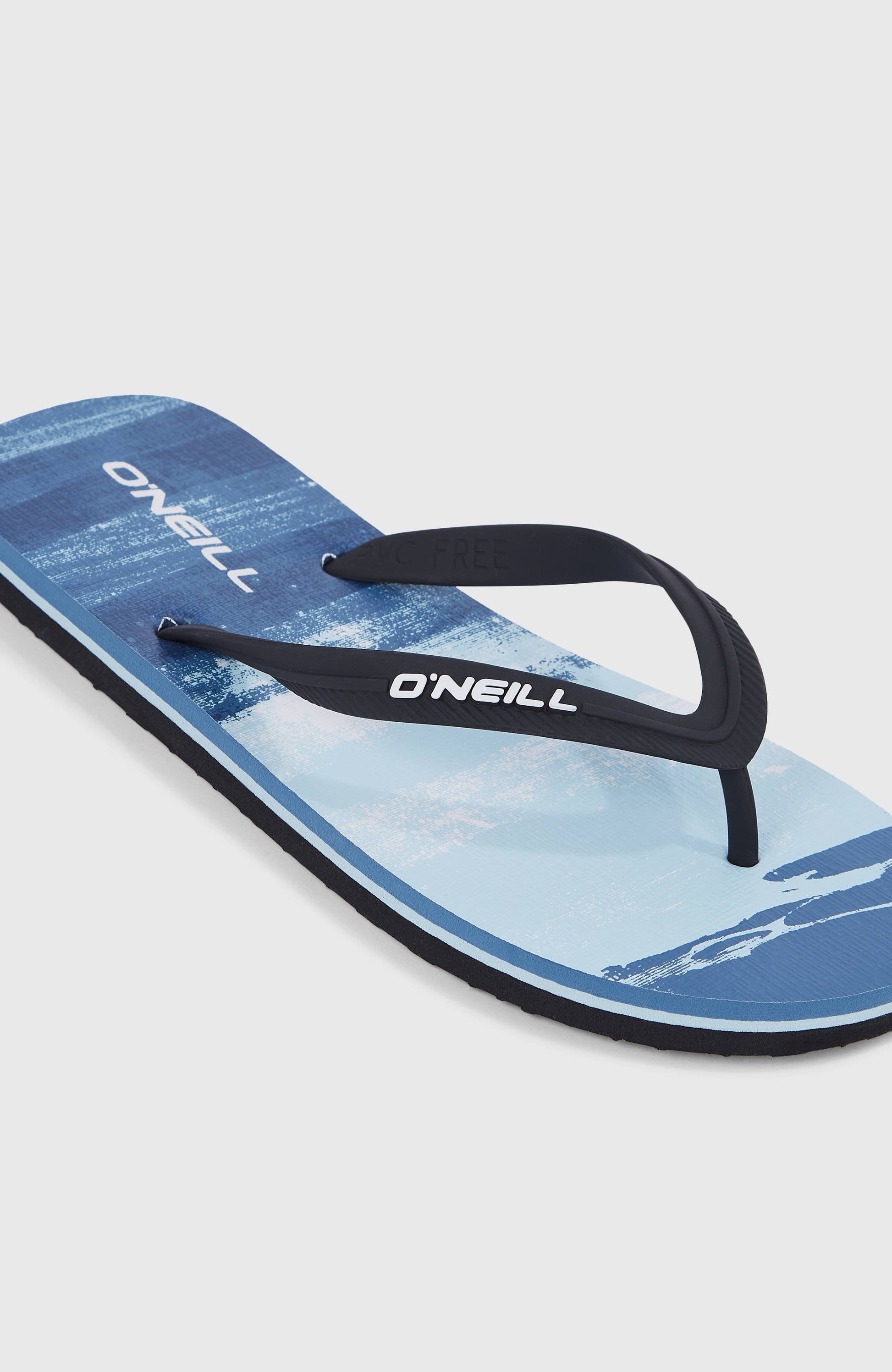 Profile Graphic Sandals Men - Blue Melted Texture