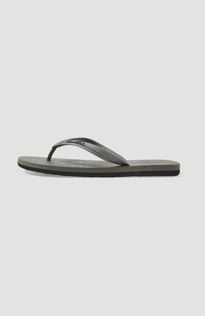 Profile Small Logo Sandals Men - Military Green