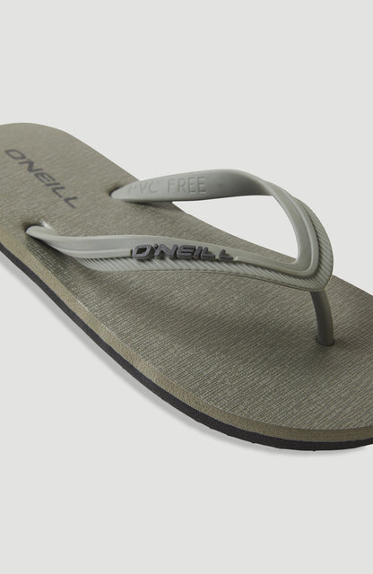 Profile Small Logo Sandals Men - Military Green