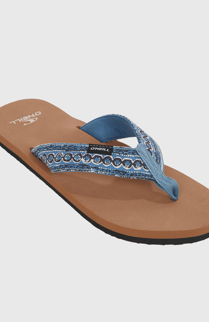 O’Neill Fabric Sandals Men - Blue Pressed Lines