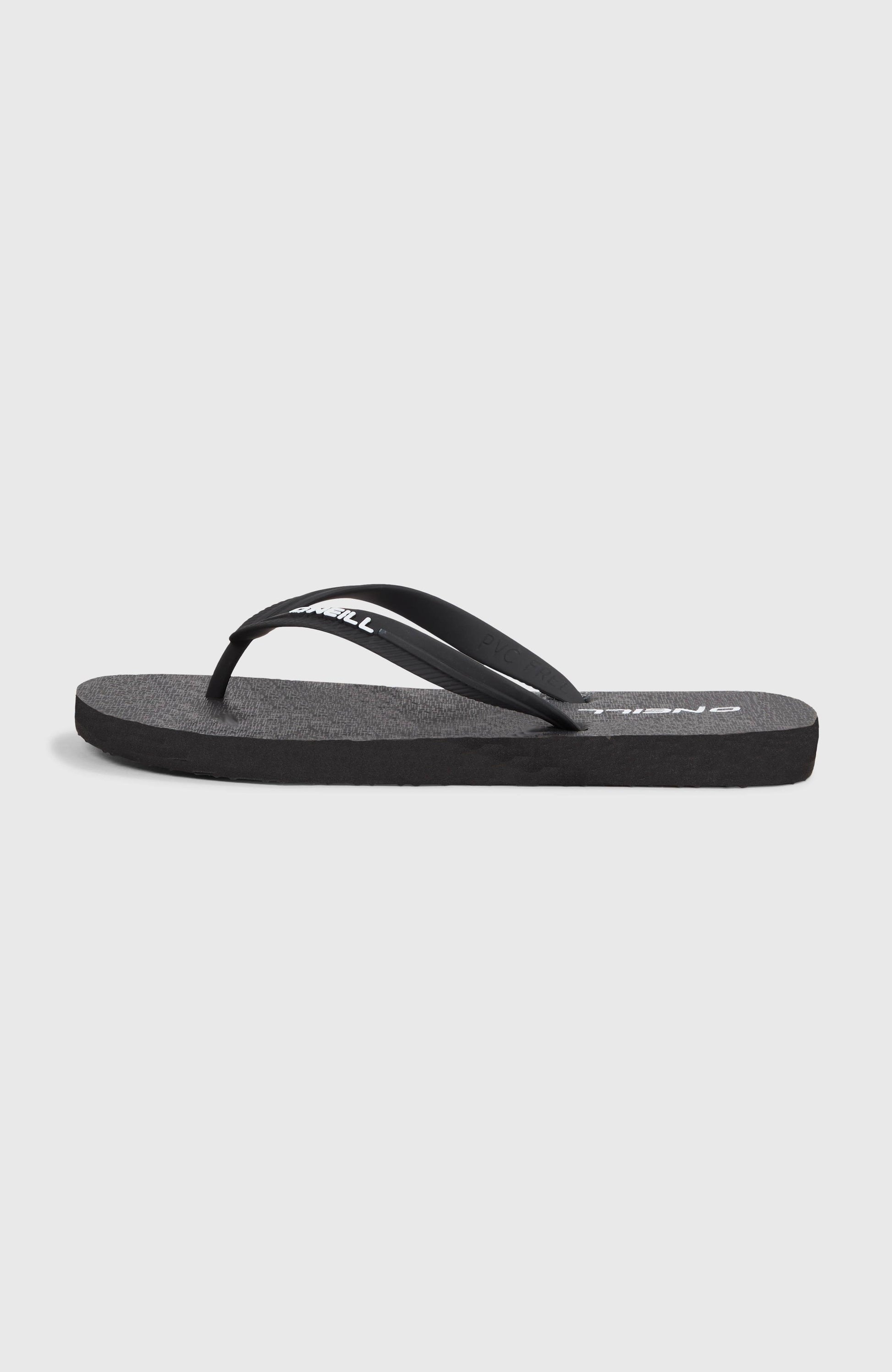 Profile Small Logo Sandals Men - Black Out