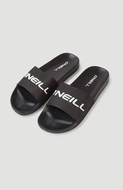 Logo Slides Men - Black Out