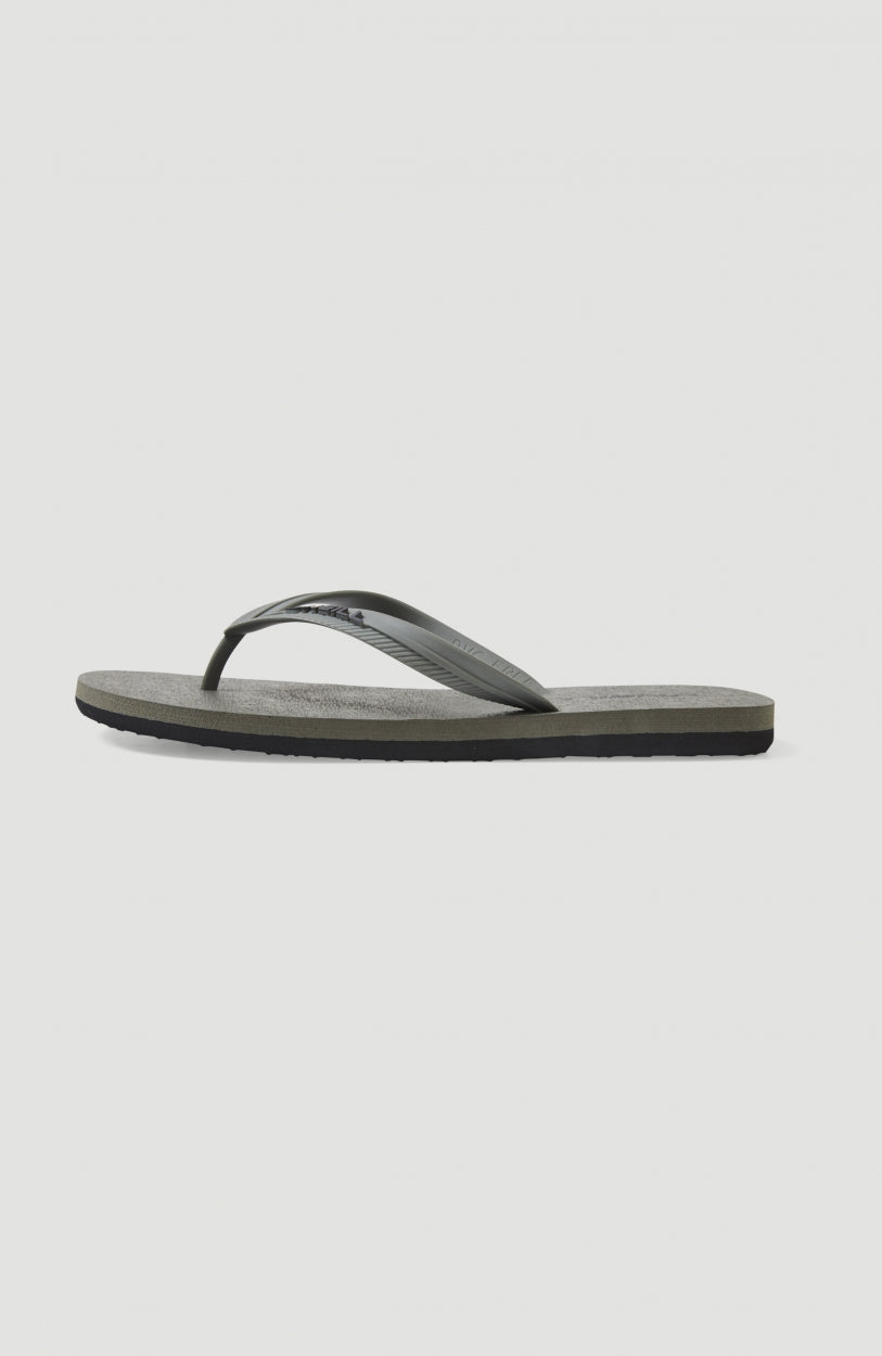 Profile Small Logo Sandals Men - Military Green