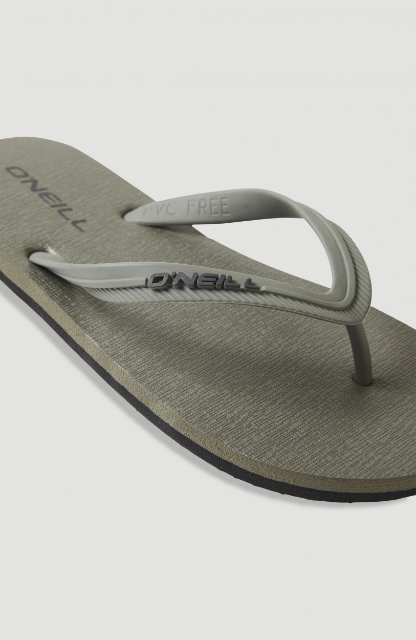 Profile Small Logo Sandals Men - Military Green