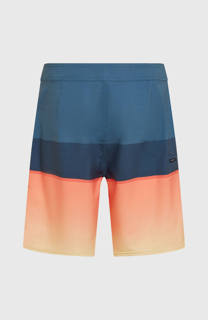 Hyperfreak Heat Block 19'' Boardshorts Men - Persimmon Heat Block