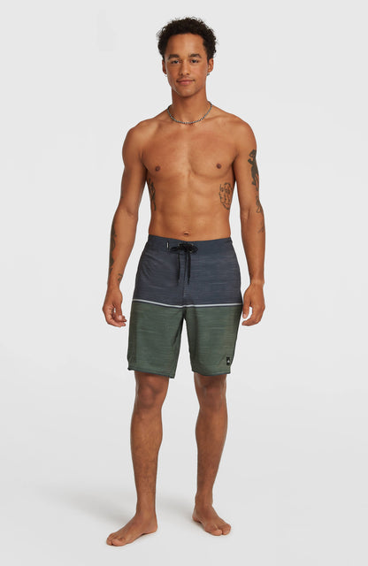 Hyperfreak Mysto Block 19'' Boardshorts Men - Dark Olive Mysto Block