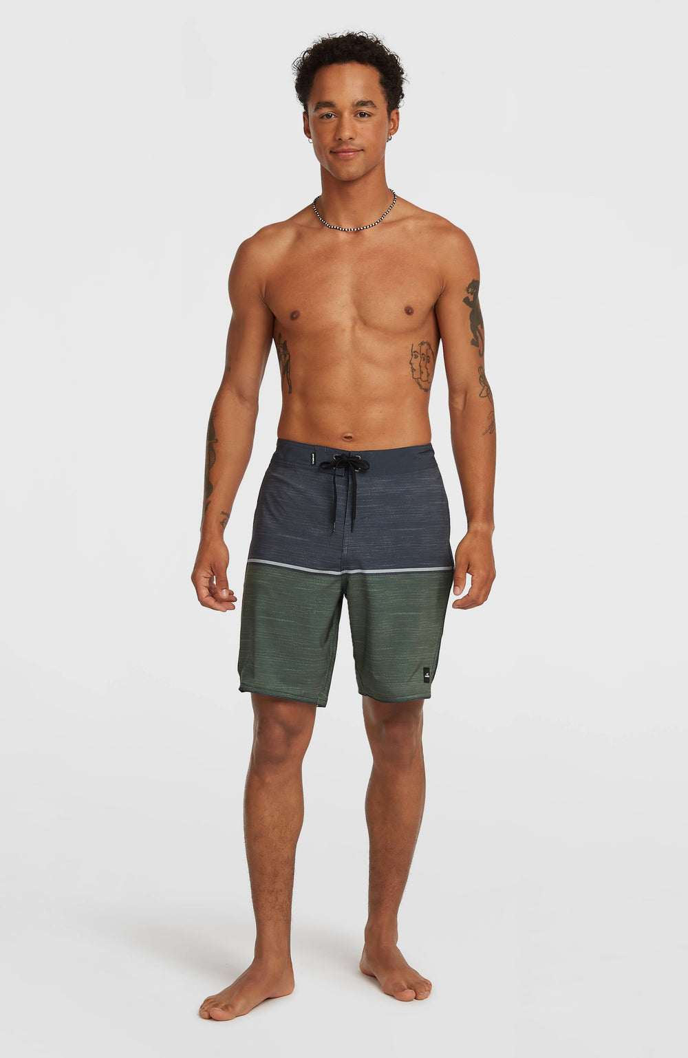 Hyperfreak Mysto Block 19'' Boardshorts Men - Dark Olive Mysto Block