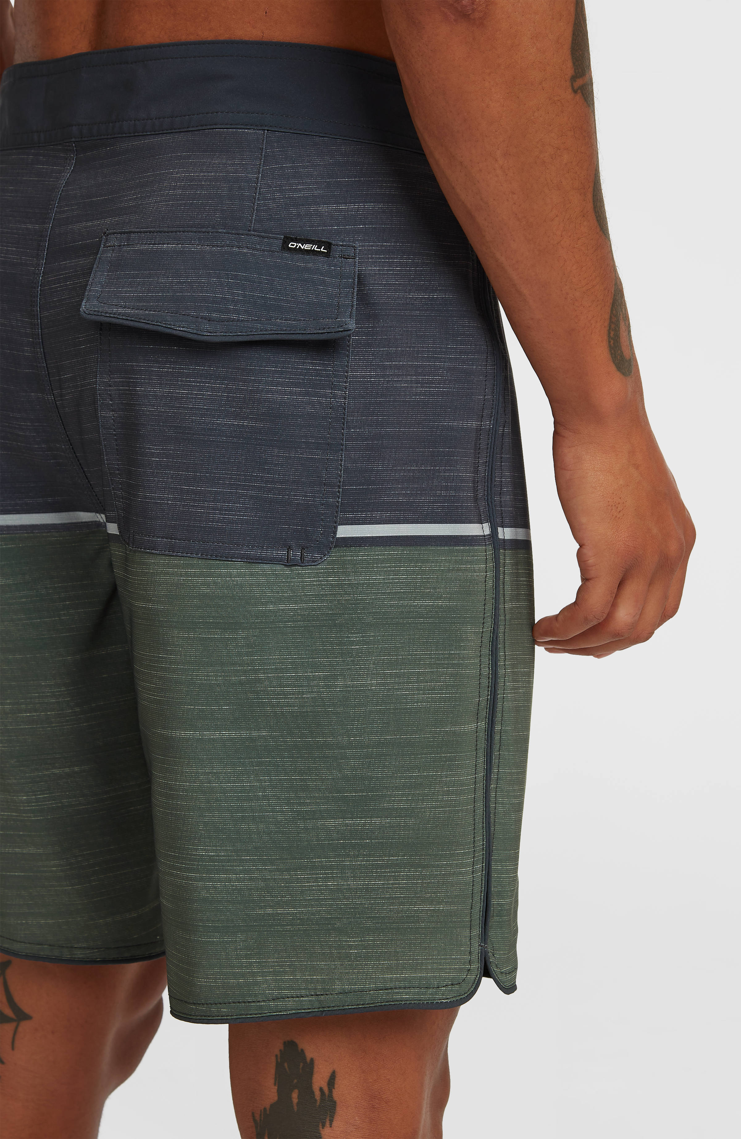 Hyperfreak Mysto Block 19'' Boardshorts Men - Dark Olive Mysto Block