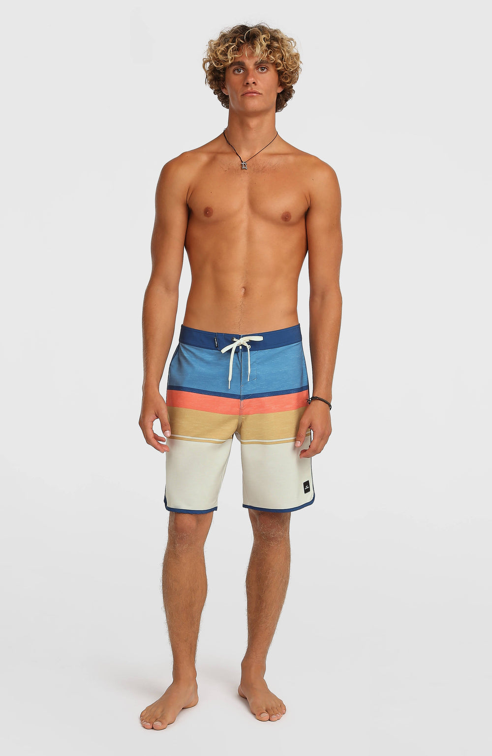 Lennox Scallop 19'' Boardshorts Men - Light Khaki Lennox Scallop