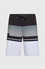 Lennox Stripe 21'' Boardshorts Men - White Lennox Stripe