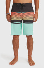 Lennox Stripe 21'' Boardshorts Men - Canal Blue Lennox Stripe
