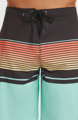 Lennox Stripe 21'' Boardshorts Men - Canal Blue Lennox Stripe