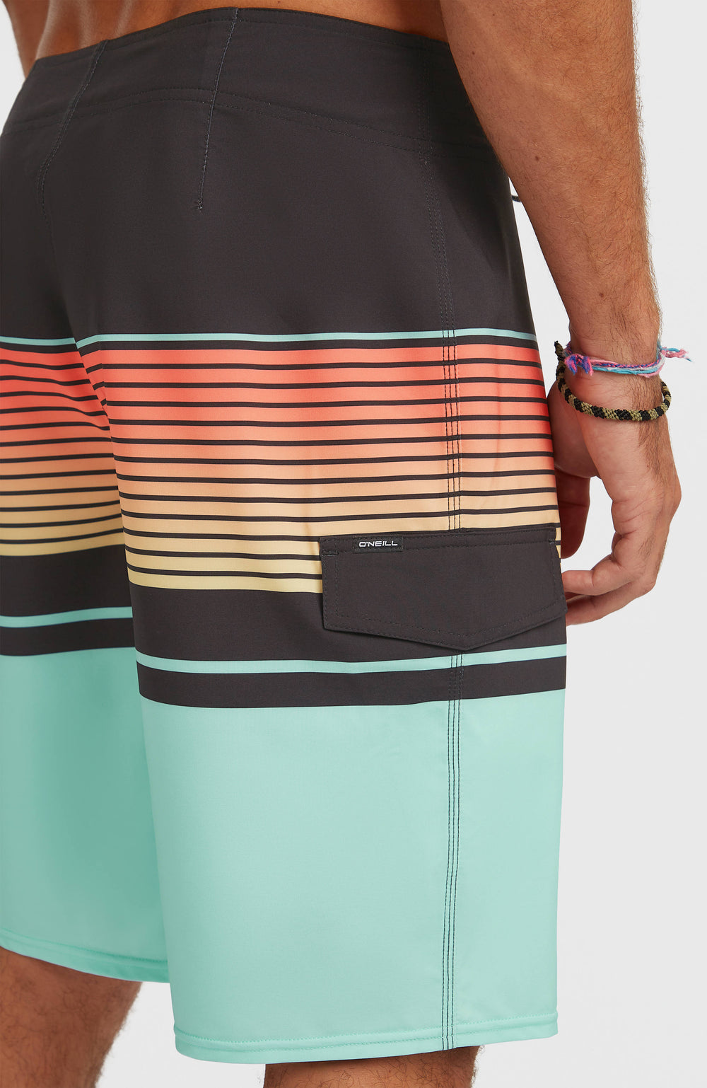 Lennox Stripe 21'' Boardshorts Men - Canal Blue Lennox Stripe