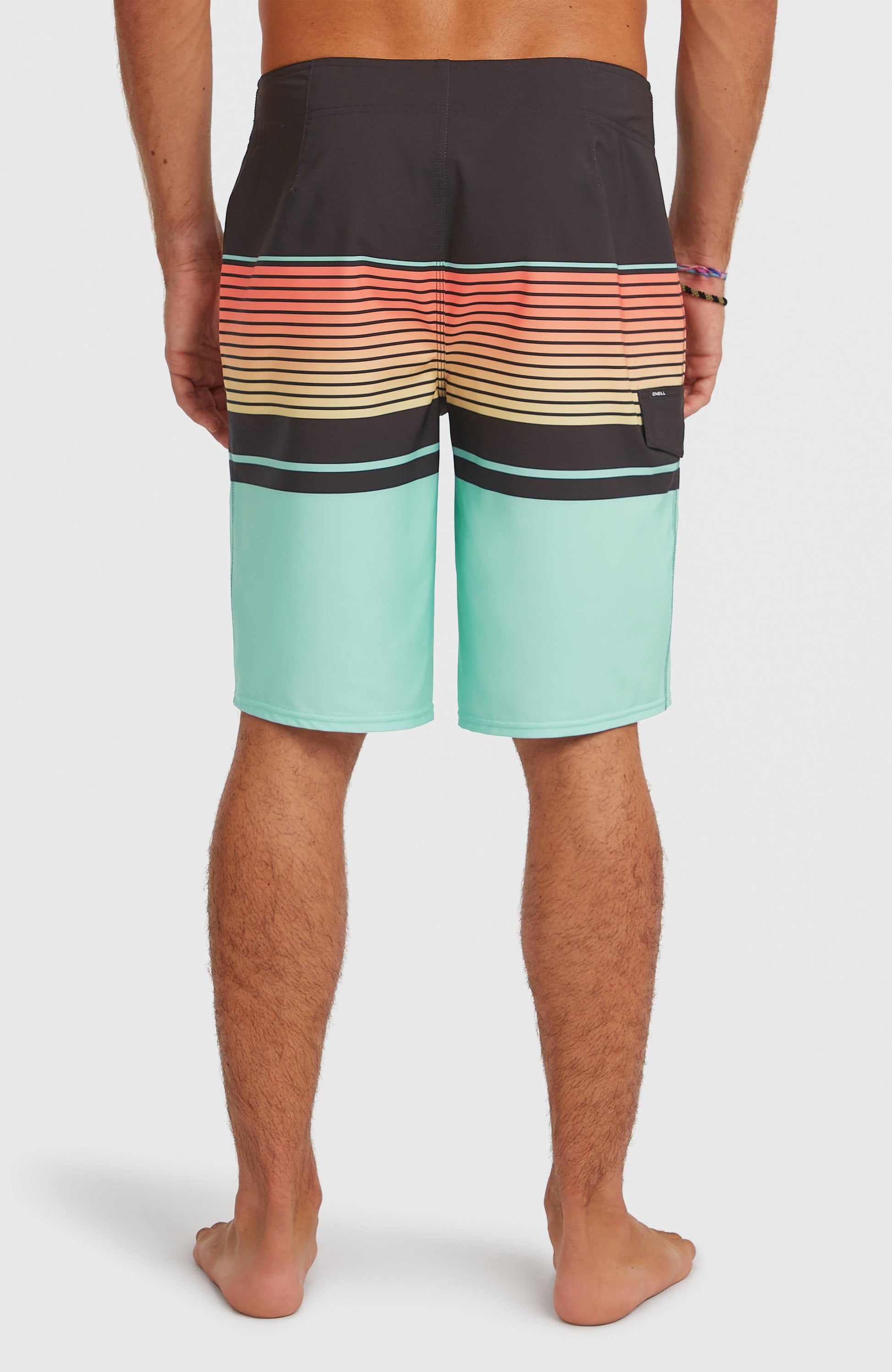 Lennox Stripe 21'' Boardshorts Men - Canal Blue Lennox Stripe
