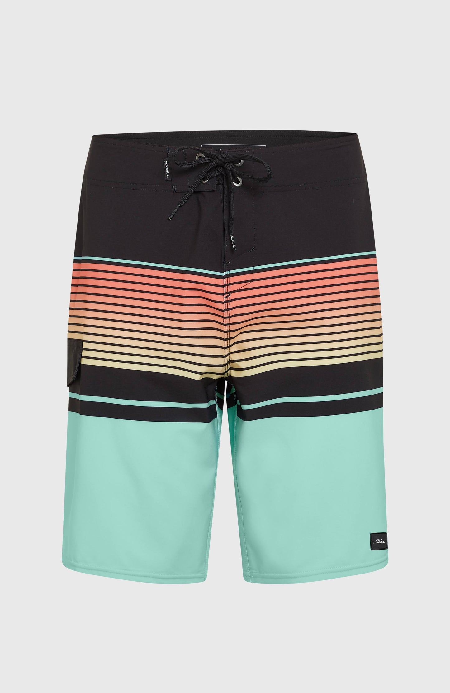 Lennox Stripe 21'' Boardshorts Men - Canal Blue Lennox Stripe