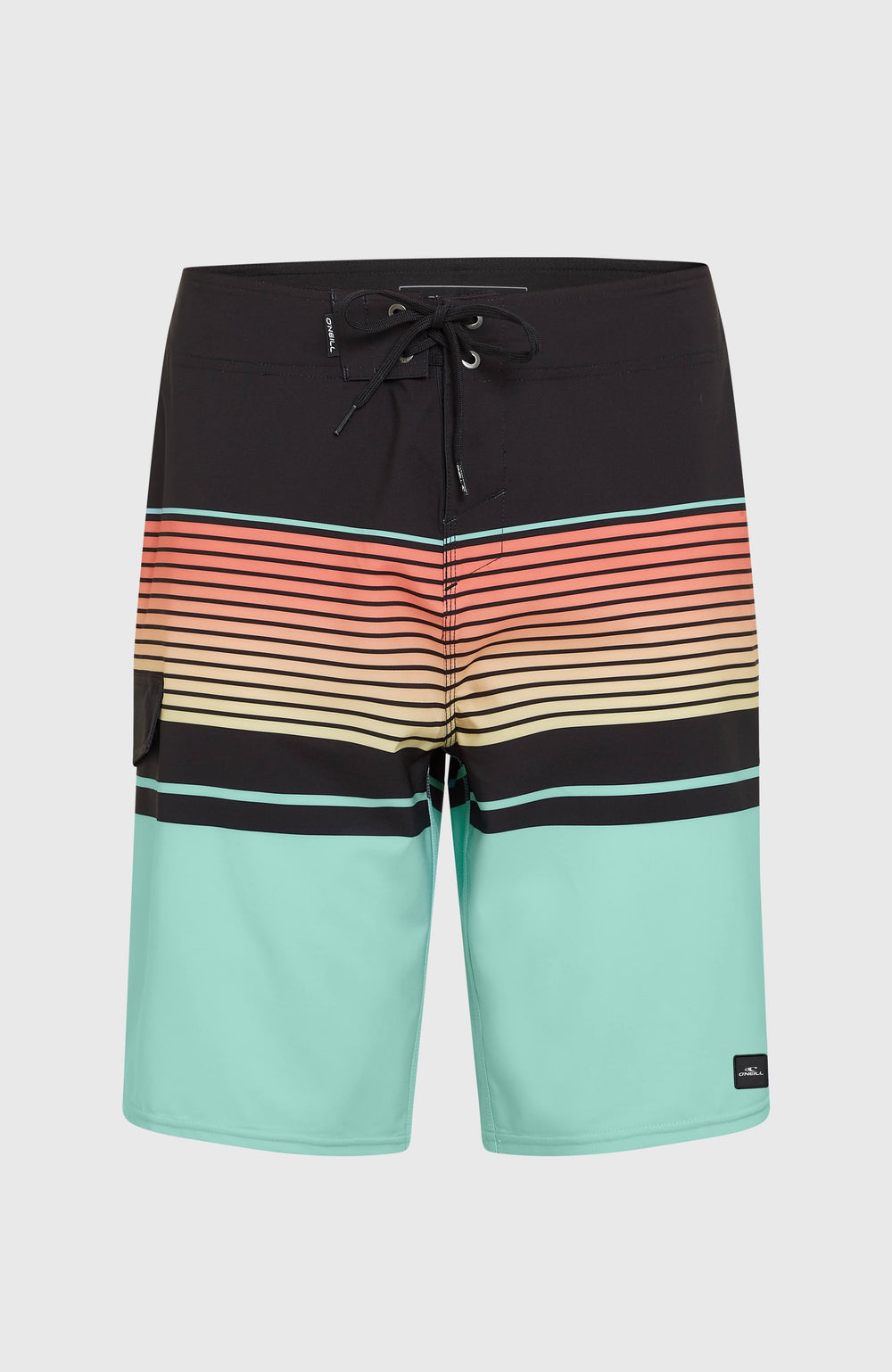 Lennox Stripe 21'' Boardshorts Men - Canal Blue Lennox Stripe