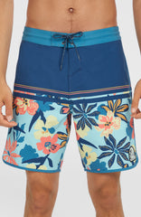 Cruzer Scallop 18'' Boardshorts Men - Indigo Scallop