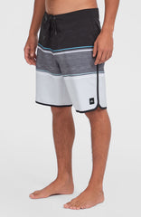 Lennox Scallop 19'' Boardshorts Men - Black Out Colour Block