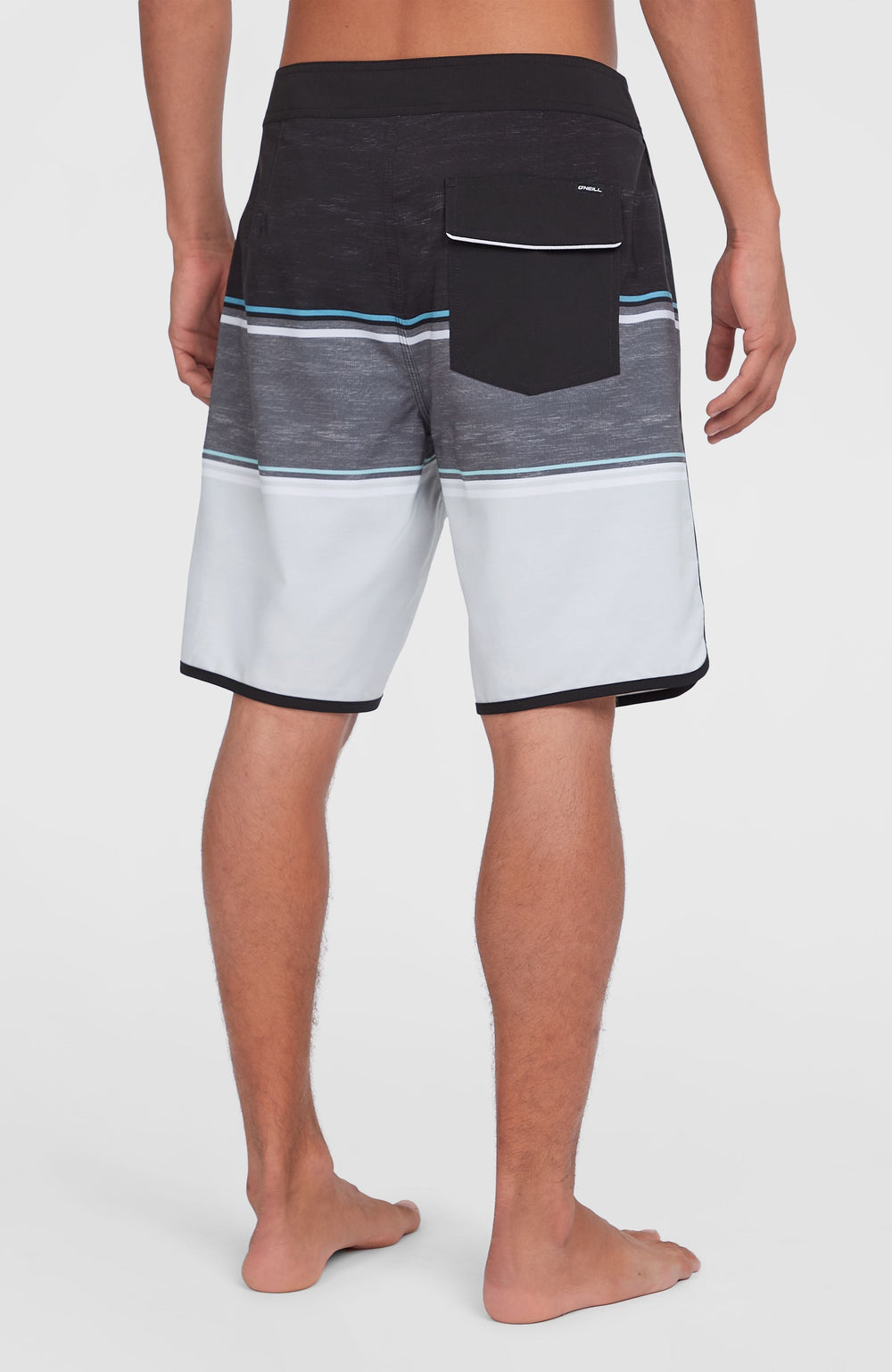 Lennox Scallop 19'' Boardshorts Men - Black Out Colour Block