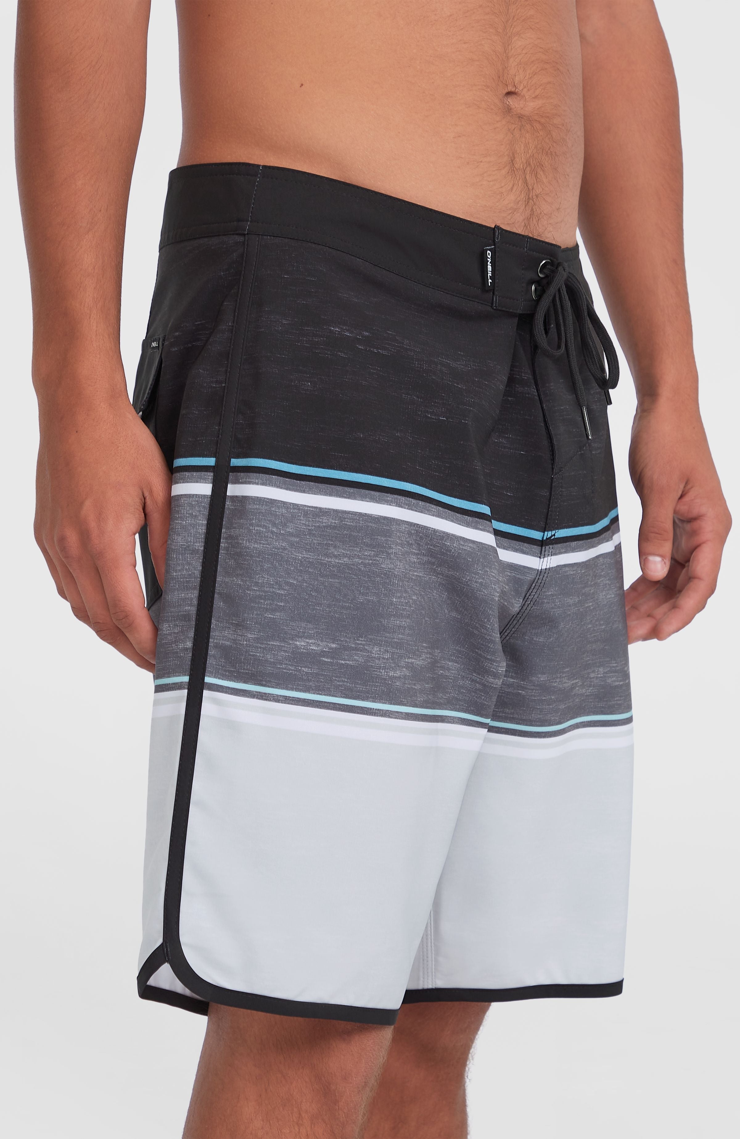 Lennox Scallop 19'' Boardshorts Men - Black Out Colour Block